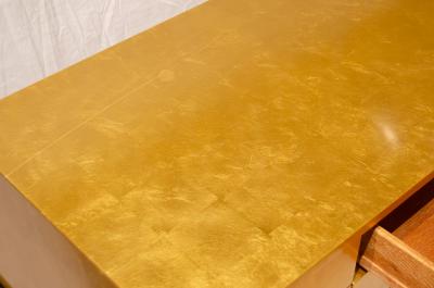 Kittinger Furniture Co Gilt Lacquered Chinoiserie Inspired Chest of Drawers