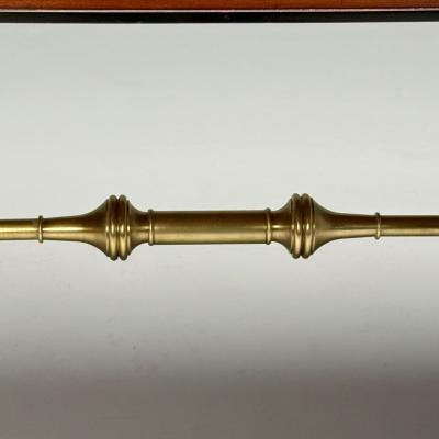  Kittinger Furniture Co Kittinger English Regency Campaign Desk Rosewood Satinwood Brass USA 1950s