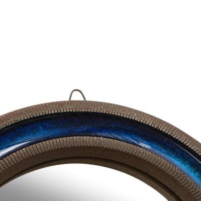  Knabstrup Knabstrup Mirror Ceramic Blue Signed