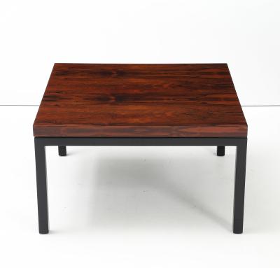  Knoll Brazilian Rosewood And Lacquer Coffee Table By Knoll