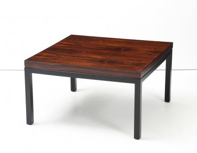  Knoll Brazilian Rosewood And Lacquer Coffee Table By Knoll