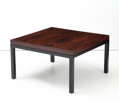  Knoll Brazilian Rosewood And Lacquer Coffee Table By Knoll