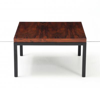  Knoll Brazilian Rosewood And Lacquer Coffee Table By Knoll