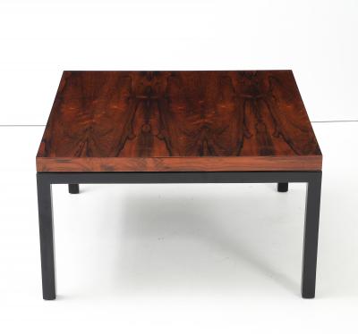  Knoll Brazilian Rosewood And Lacquer Coffee Table By Knoll