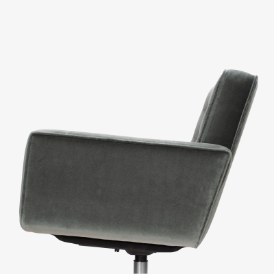  Knoll Cafiero Executive Task Chair in Graphite Velvet by Vincent Cafiero for Knoll