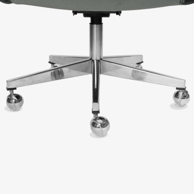  Knoll Cafiero Executive Task Chair in Graphite Velvet by Vincent Cafiero for Knoll