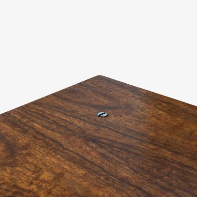  Knoll Custom Florence Knoll 108 Executive Credenza Desk in Walnut Chrome