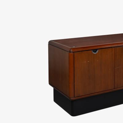  Knoll Custom Knoll Credenza in Mahogany Chrome