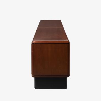  Knoll Custom Knoll Credenza in Mahogany Chrome