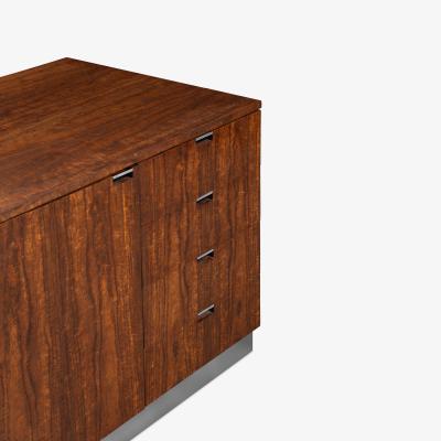  Knoll Custom Knoll Executive Cabinet in Walnut Chrome