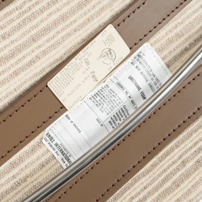  Knoll Custom Knoll MR Lounge Chairs in Ivory Wool by Mies van der Rohe for Knoll Pair