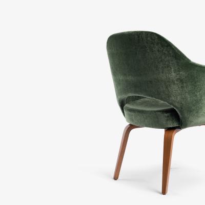  Knoll Early Knoll Saarinen Executive Arm Chairs in Rogers Goffigon Silk Mohair Pair