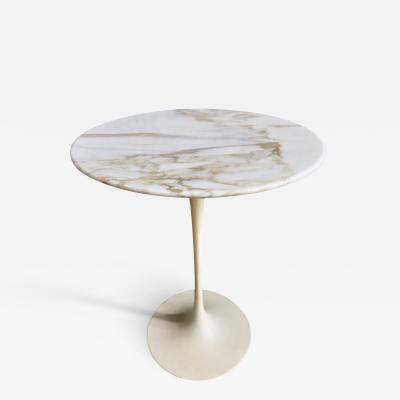  Knoll Eero Saarinen Calcutta Marble Side End Table by Knoll 1960