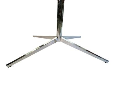  Knoll Florence Knoll Walnut Dining Table Desk with Chrome Star Base 78 x 48 inches