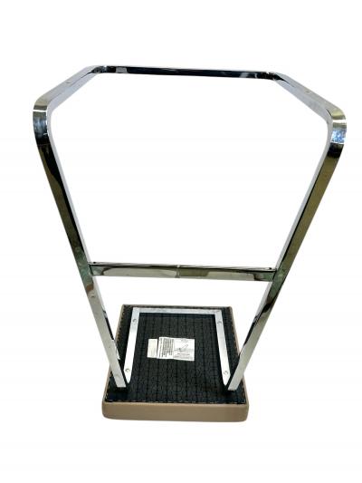  Knoll Four Seasons Bar Stools by Mies Van Der Rohe for Knoll in Leather and Chrome