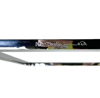  Knoll Four Seasons Bar Stools by Mies Van Der Rohe for Knoll in Leather and Chrome