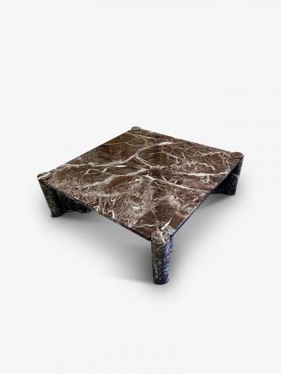 Knoll GAE AULENTI JUMBO TABLE 56TMC WITH ROSSO RUBINO MARBLE