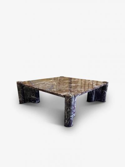  Knoll GAE AULENTI JUMBO TABLE 56TMC WITH ROSSO RUBINO MARBLE