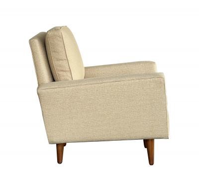  Knoll International Florence Knoll for Knoll International Mid Century Upholstered Lounge Armchair