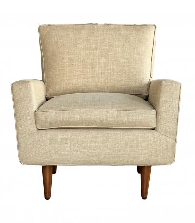  Knoll International Florence Knoll for Knoll International Mid Century Upholstered Lounge Armchair