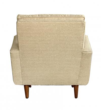  Knoll International Florence Knoll for Knoll International Mid Century Upholstered Lounge Armchair