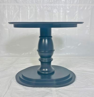  Knoll International Knoll International Round Pedestal Dining Table in Ebony Finish 2021
