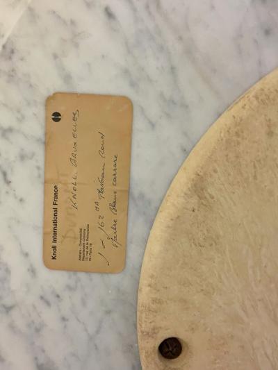  Knoll International Marble Tulip Coffee Table by Eero Saarinen for Knoll International