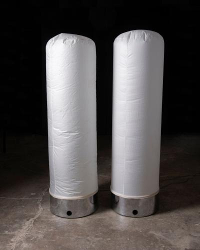  Knoll International Rare Parachute prototype lamps by Marc Lepage for Knoll