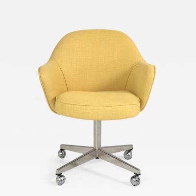 Yellow swivel best sale office chair