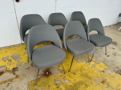  Knoll Knoll Eero Saarinen 72CC Executive Side Chairs set of 6 