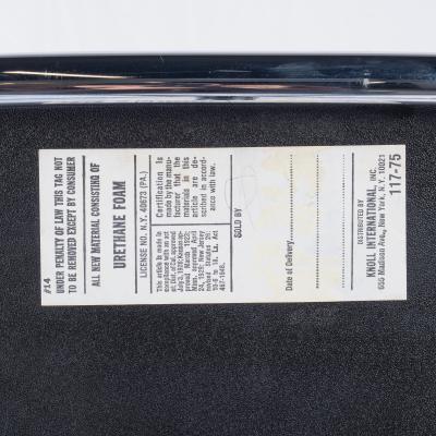  Knoll Knoll Pollock Executive Desk Office Chair in Gunmetal Gray Mohair