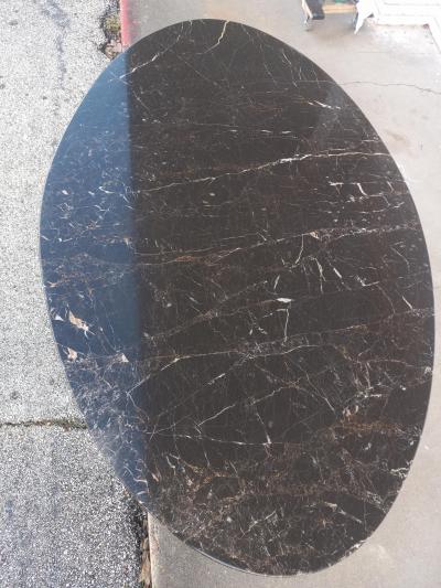  Knoll Knoll Saarinen Black Marble top table 78 