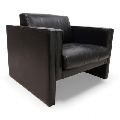  Knoll Knoll Studio Line leather club chair by J rgen Lange 1970