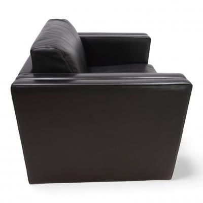  Knoll Knoll Studio Line leather club chair by J rgen Lange 1970