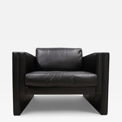  Knoll Knoll Studio Line leather club chair by J rgen Lange 1970