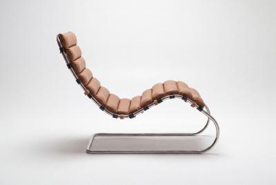  Knoll Ludwig Mies van der Rohe MR Chaise for Knoll circa 1965