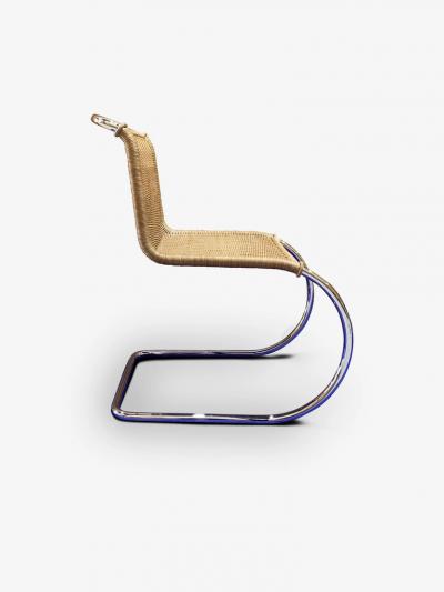 Knoll MIES VAN DER ROHE MR RATTAN ARMLESS SIDE CHAIR