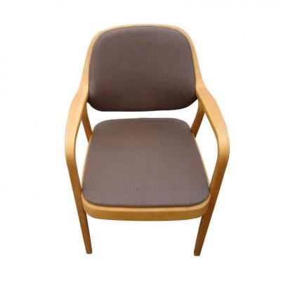  Knoll One Vintage Knoll Don Petitt Model 1105 Oak Armchair
