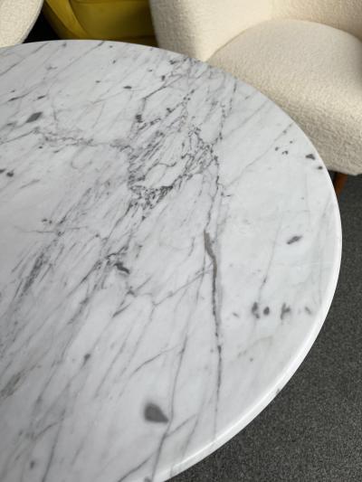  Knoll Pair of Brass and Marble Side Table Italy 1970s