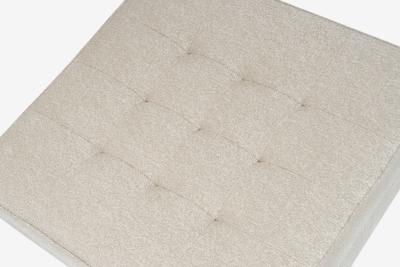  Knoll Pair of Florence Knoll Fabric and Steel Ottomans 1965