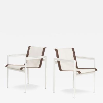  Knoll Pair of Richard Schultz for Knoll Pull Up Chairs 1960s