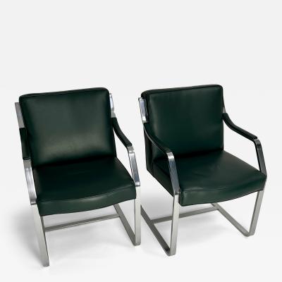  Knoll Pair of Vintage Arm Chairs by Knoll