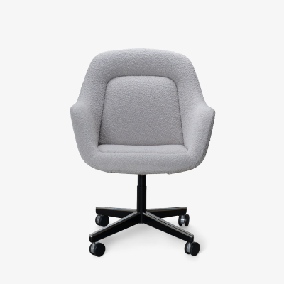  Knoll Pearson Executive Chair in Platinum Performance Boucl by Max Pearson for Knoll
