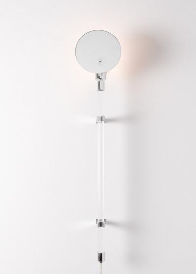  Knoll Peter Hamburger Wall Mount Crylicord Sconce from the Vice President of Knoll NOS