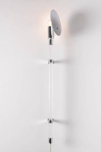 Knoll Peter Hamburger Wall Mount Crylicord Sconce from the Vice President of Knoll NOS
