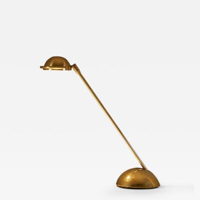  Koch Lowy American mid century brass articulating desk lamp by Koch and Lowy