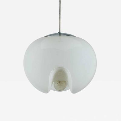  Koch Lowy Large Milk Glass Koch and Lowy Pendant