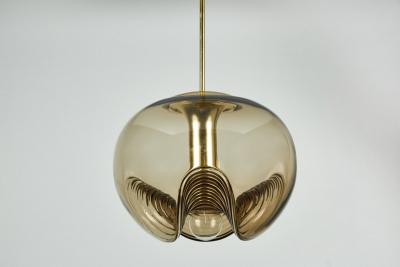  Koch Lowy Medium Small Amber Koch and Lowy Pendant