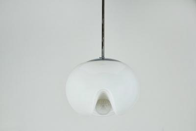  Koch Lowy Milk Glass Koch and Lowy Pendant