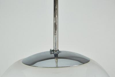  Koch Lowy Milk Glass Koch and Lowy Pendant